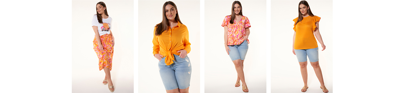 4 styles d'orange